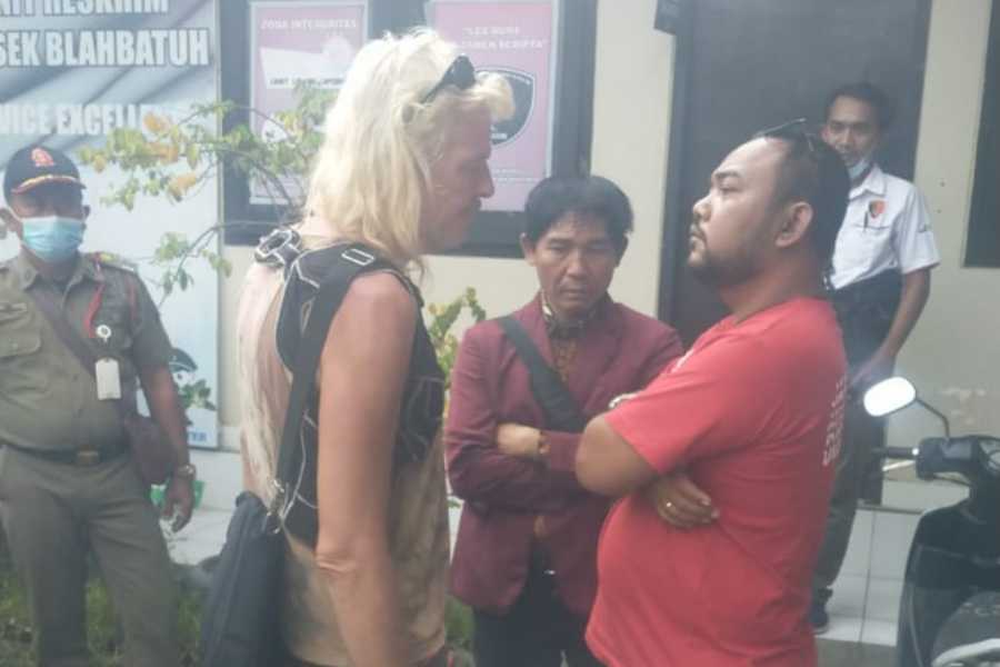 Diduga Depresi Bule Jerman Berulah Di Bedulu 1 BALIPOST