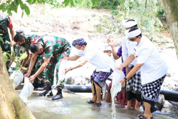 Gubernur Koster Apresiasi TNI Atasi Masalah Pengairan Di Lahan 160 Ha 1