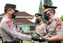 Kapolda Bali Pimpin Sertijab Kapolresta