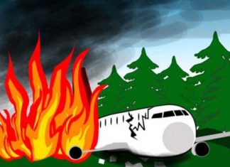 Helikopter PBB Jatuh, Delapan Orang Tewas