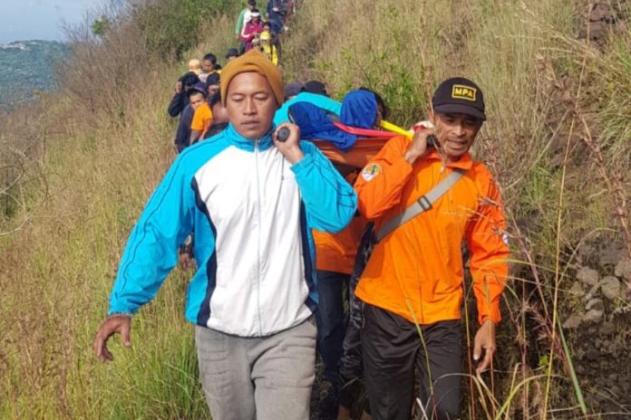 Diduga Karena Ini, Lansia Asal AS Jatuh Hingga Tewas Di Gunung Batur 1