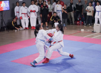 PDKC Ubud Berjaya di Kejurkab Karate Gianyar