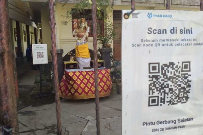 Sejumlah Siswa COVID 19, SDN 28 Dangin Puri Denpasar Kembali Daring 1