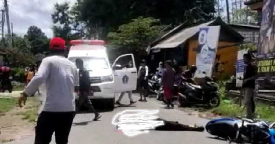 Tabrak Bule, Bendesa Adat Kertabuana Meninggal