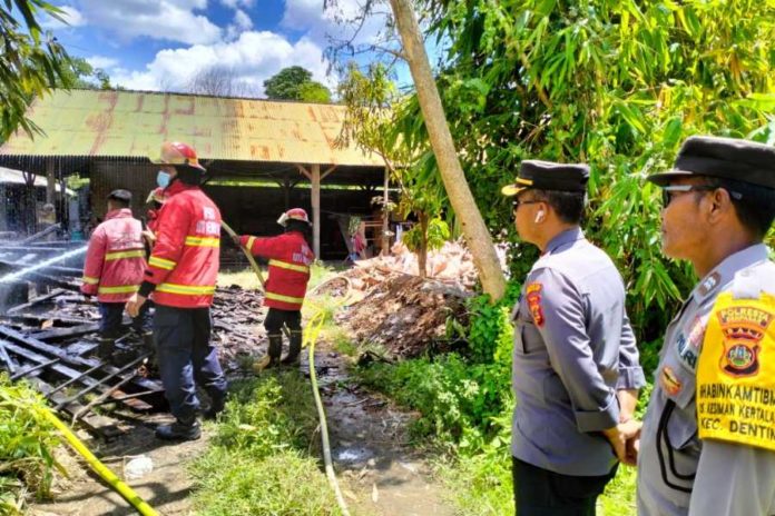 Rumah Joglo Terbakar, Kerugian Seratusan Juta 1