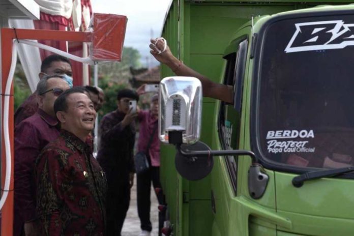 Bupati Karangasem Launching Digitalisasi Pos Gate Pajak MBLB 1