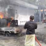 Angkut BBM, Pikap Terbakar di PLTD Nusa Penida