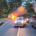 Mobil Terbakar, Sopir Meninggal Diduga Akibat Syok