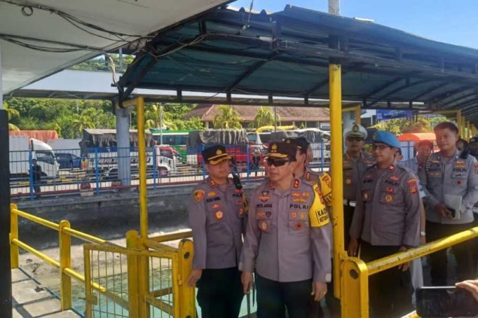 Tinjau Arus Mudik Di Padangbai, Kapolda Sebut Ada Petugas Gabungan 24 Jam 1