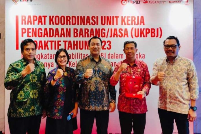Provinsi Bali Raih Penghargaan Kematangan UKPBJ Level Proaktif 1