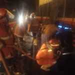 Ban Pecah, Truk Tronton Terbakar di Dekat Jembatan Kali Unda