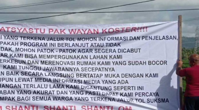 Trase Tol Pekutatan-Mengwi Berubah, Perbekel Desa Terdampak Masih Tunggu Kejelasan