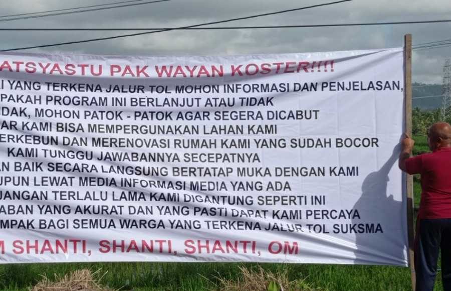 Trase Tol Pekutatan-Mengwi Berubah, Perbekel Desa Terdampak Masih Tunggu Kejelasan