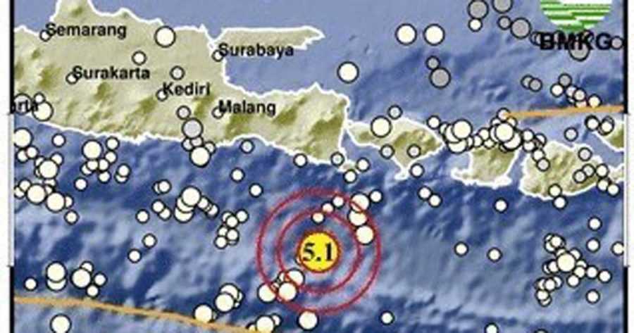 22 Kali Gempa Susulan Terjadi di Samudera Hindia