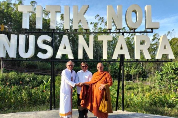 Di Titik 0 Nusantara, Umat Hindu Buddha Gelar Doa Bersama Lancarnya Pembangunan IKN 1