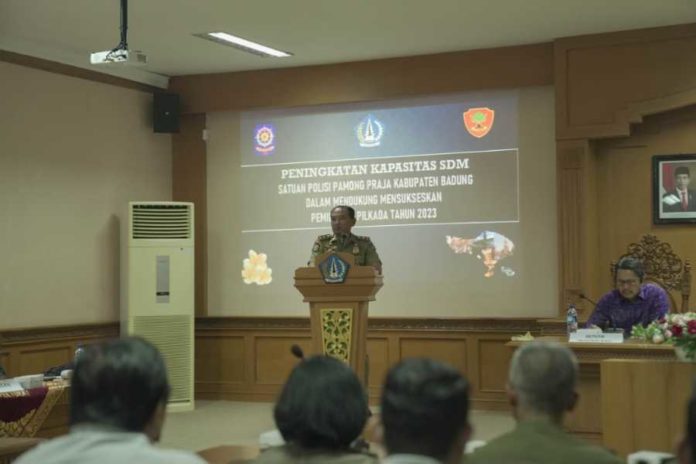 Satpol PP Badung Gelar Pelatihan Peningkatan Kapasitas SDM 1