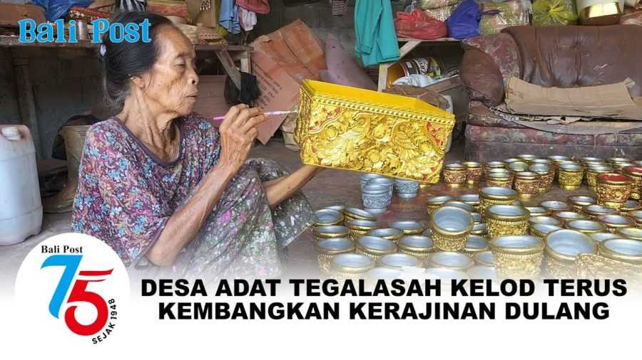 Desa Adat Tegalasah Kelod Terus Kembangkan Kerajinan Dulang 2