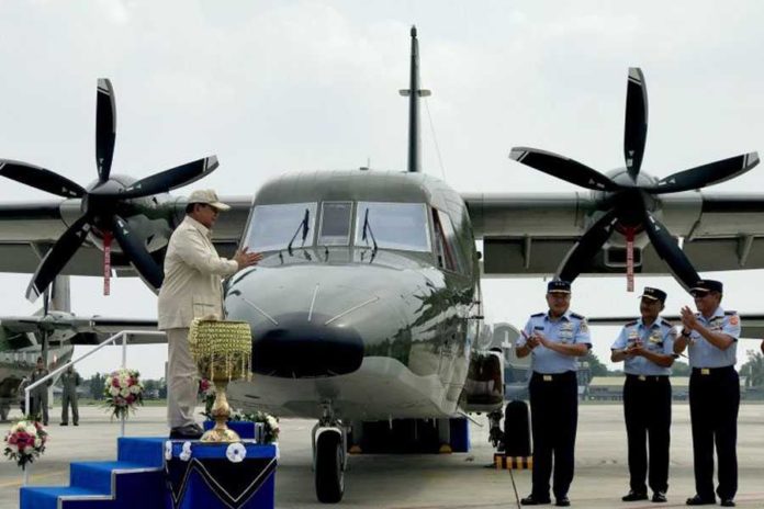 Lima Unit NC 212i Buatan PT DI Diserahkan Ke TNI AU 1