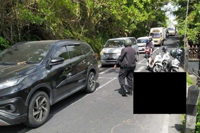 Ngerem Mendadak, WNA Meninggal Lakalantas Di Abiansemal 1