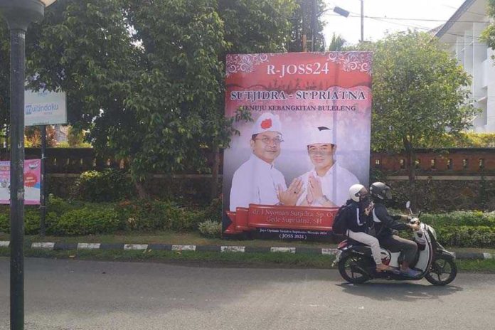 Jelang Pilkada Buleleng, Baliho Paket Sutjidra Supriatna Bermunculan Di Sejumlah Lokasi 1