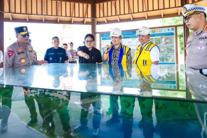 Bupati Badung Dampingi Kapolda Bali Tinjau Bendungan Sidan 1