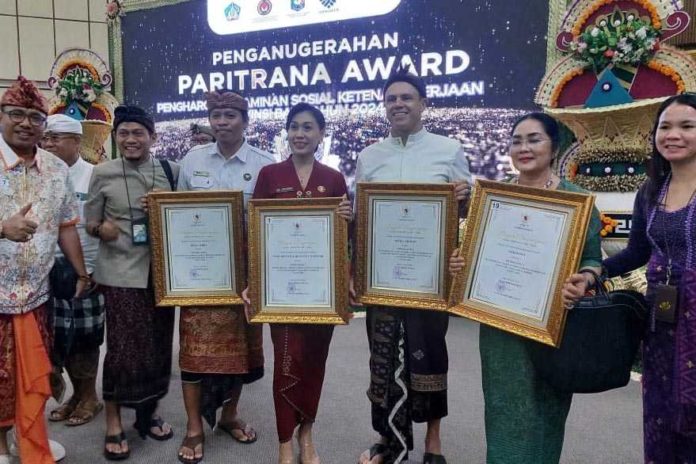 Dukung Implementasi Program BPJS Ketenagakerjaan, Kabupaten Gianyar Raih Paritrana Award 2024 1