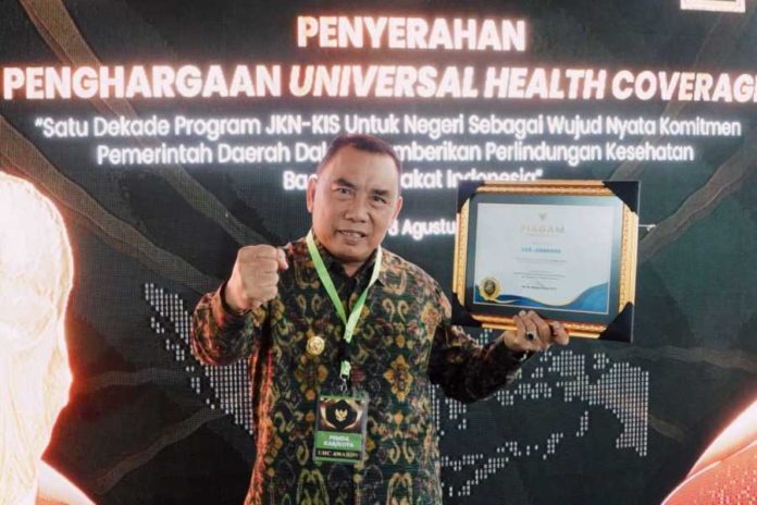 Kado Manis Hut Kota Negara Ke 129, Jembrana Raih Penghargaan UHC Kategori Utama 1