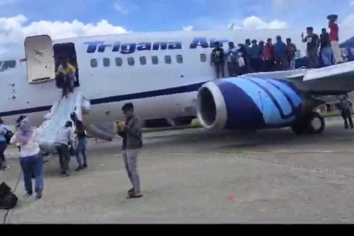 Empat Penumpang Pesawat Trigana Air Tujuan Wamena Terluka 1