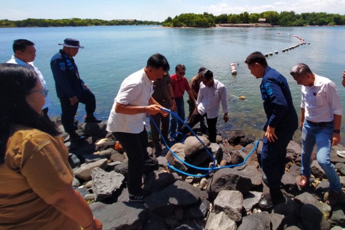 Akhirnya, PT BTID Bongkar Pagar Pelampung Di Serangan 1