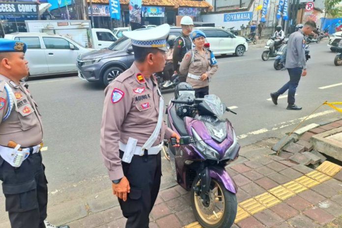 Patroli Gabungan Polri TNI Incar Kendaraan Tanpa Plat Nopol 1