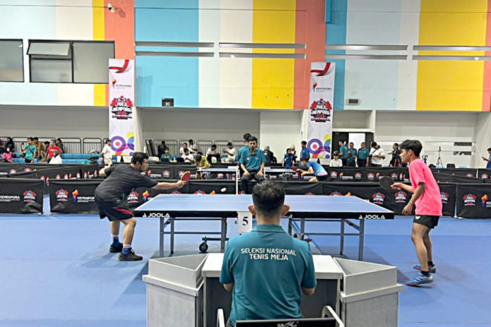 Cabor Tenis Meja Gelar Seleksi Nasional Untuk SEA Games 2025 Thailand 1