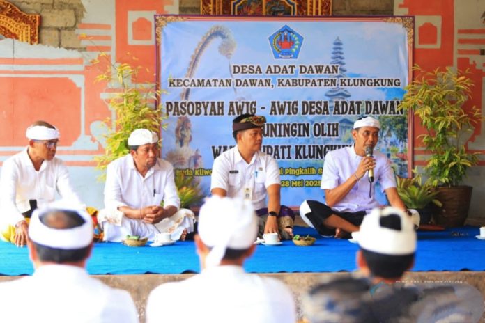 Desa Adat Dawan Gelar Pasobyahan Awig Awig 1