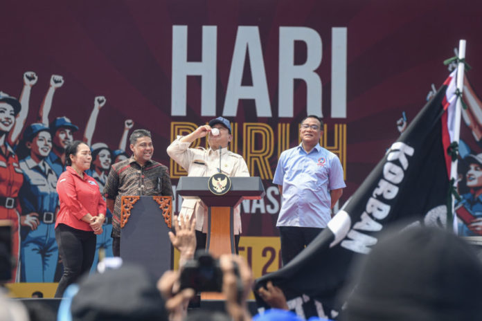 Dukung Hapus Outsourcing, Prabowo Umumkan Pembentukan Dewan Kesejahteraan Buruh Nasional 2
