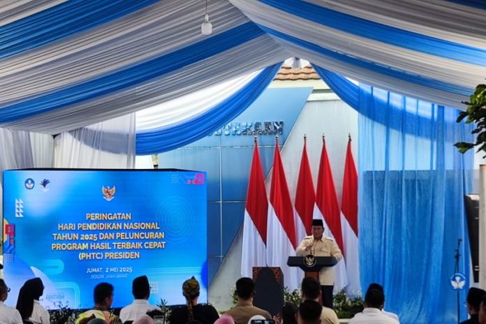 Hardiknas, Prabowo Luncurkan Program Hasil Terbaik Cepat 1