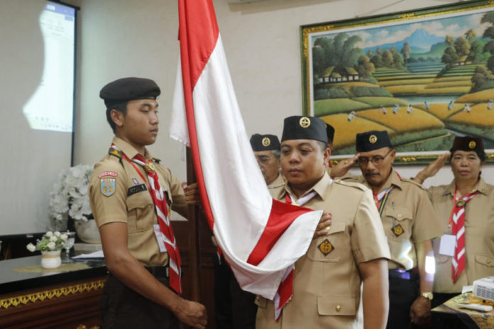 Ngurah Bem, Pimpin Kwarcab Pramuka Gianyar 1