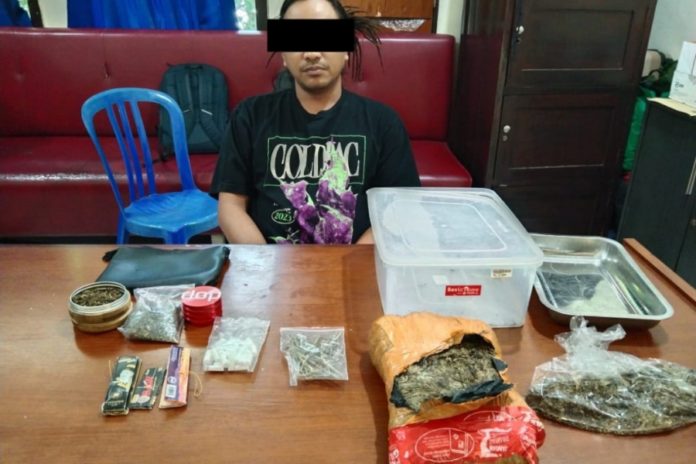 Pengedar Sekilo Ganja Diringkus Di Abiansemal 1