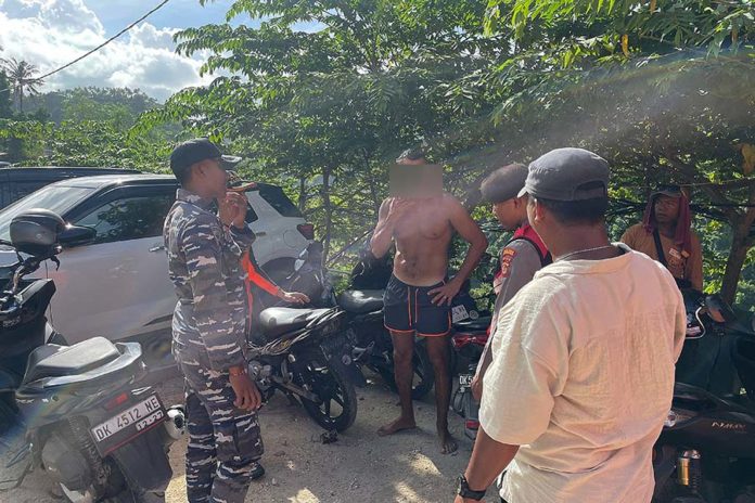 Berenang Di Pantai Atuh Nusa Penida, Wisatawan Prancis Terseret Arus 1