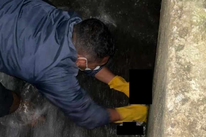 Jasad Bayi Ditemukan Di Parit Persawahan Munggu, Ada Luka Di Pahanya 1