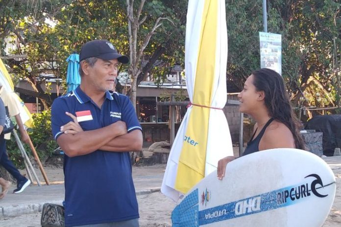 Jelang Krui Dan Nias Pro, Timnas Surfing Latihan Fisik Di Bali 1