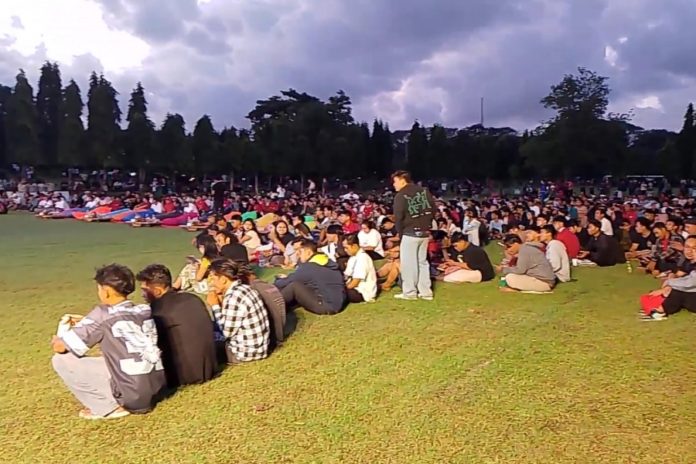 Meski Dikalahkan Jepang, Masyarakat Bali Antusias Nobar Timnas Berlaga 1