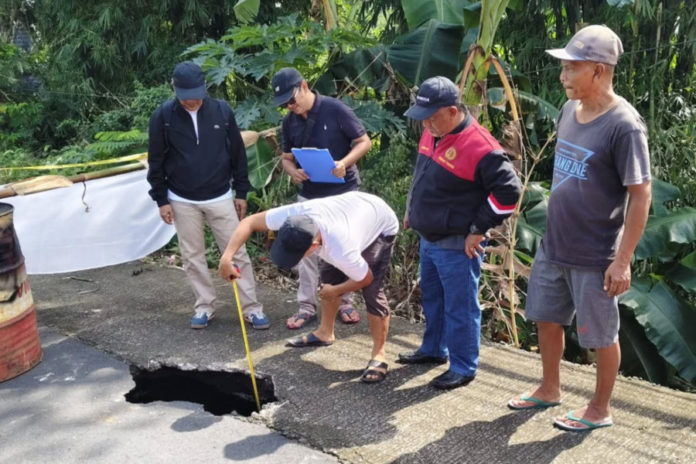 DPUPRPKP Tabanan Siapkan Perencanaan Konstruksi Penanganan Jalan Jebol Di Tista 1