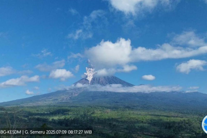 Gunung Semeru Kembali Erupsi 1