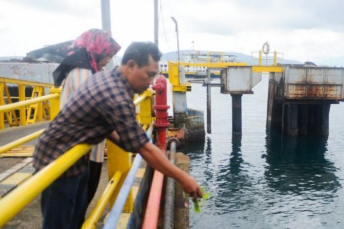 Harap Keajaiban, Keluarga Korban KMP Tunu Pratama Jaya Tabur Bunga Di Selat Bali 1