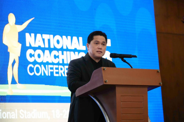 PSSI Bangun Ekosistem Pelatih, Erick Thohir Tegaskan Tolak Praktik