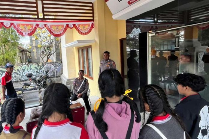 Puluhan Pelajar SMP Di Nusa Penida Kena Tilang 1
