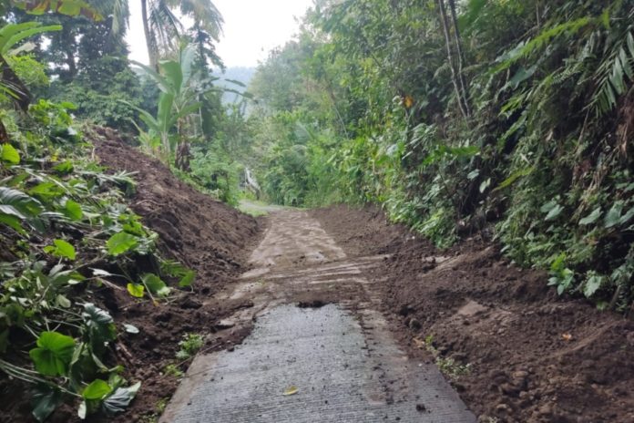 Sempat Tertimbun Longsor, Jalan Ke Palungan Batu Sudah Bisa Dilintasi 1