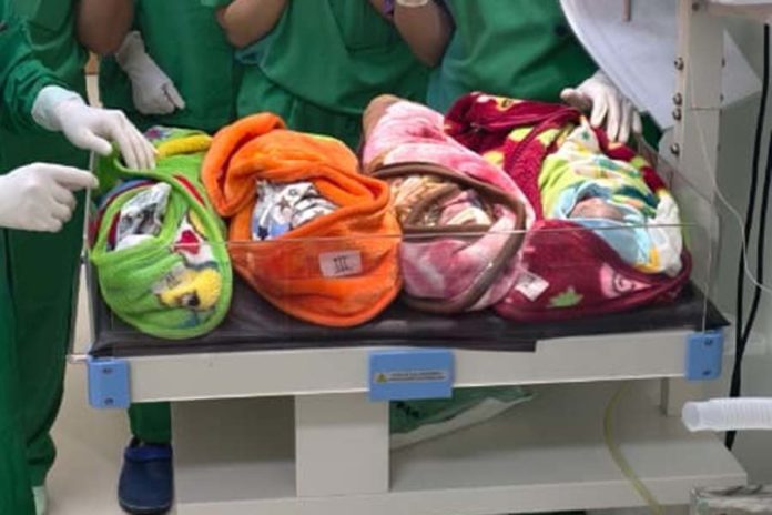 Dirujuk Dalam Waktu Berbeda, Bayi Kembar 4 Asal Bangli Dirawat Intensif Di RSUD Bali Mandara 1