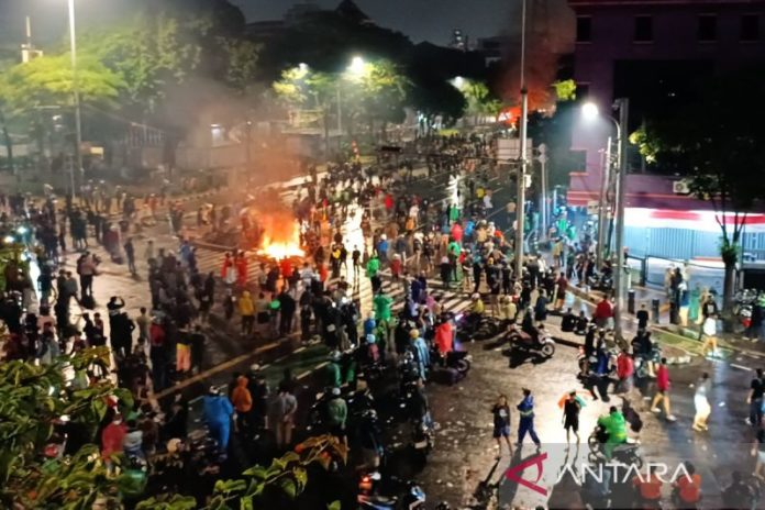 Ribuan Pengendara Ojol 'Kepung' Mako Brimob Kwitang 1