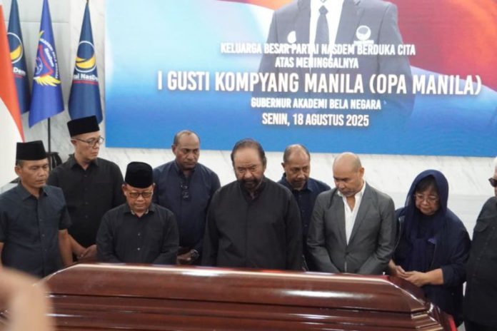 Surya Paloh Pimpin Penghormatan Terakhir Untuk IGK Manila 1