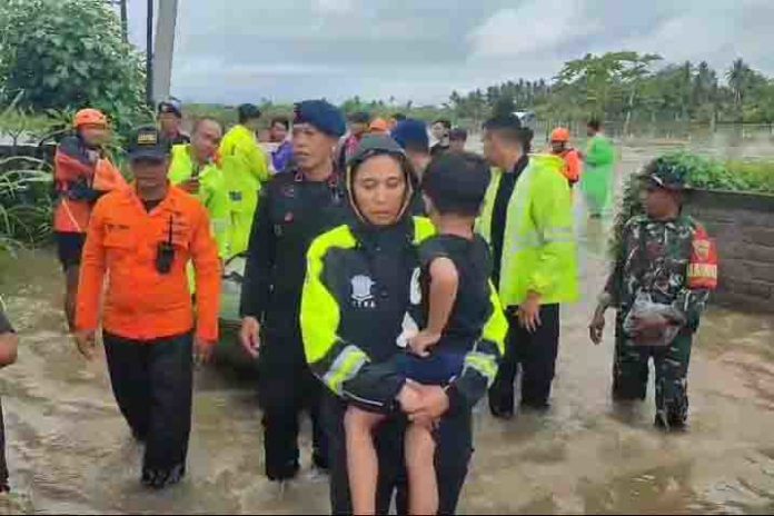 16 Titik Banjir Di Jembrana, 4 Kejadian Longsor Dan 2 Warga Meninggal Dunia 1